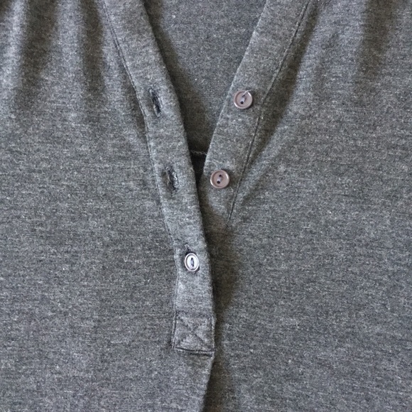 Liberty Love - Charcoal Button Up Front Blouse - Picture 6 of 8